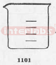 GG17 BEAKER low form with spout and graduations