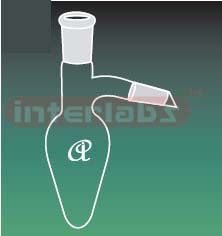 FLASKS PEAR SHAPED, DISTILLATION