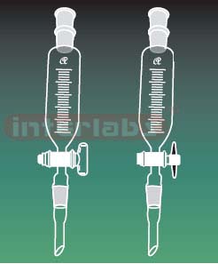 FUNNELS, DROPPING, GRADUATED GLASS KEY