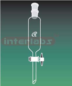 FUNNELS, DROPPING, CYLINDRICAL, PTFE KEY