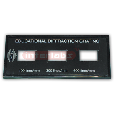 Diffraction Grating, Demonstration-3 Sets of Lines