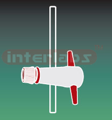 STOPCOCKS, GLASS /PTFE, 1:5 TAPER, BURETTE