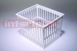 Test Tube Basket, PP, 40x40x10cm